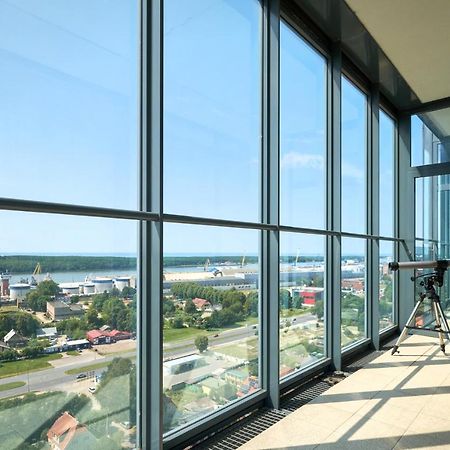 Sea View Apartment On 19Th Floor Klaipeda Exterior photo