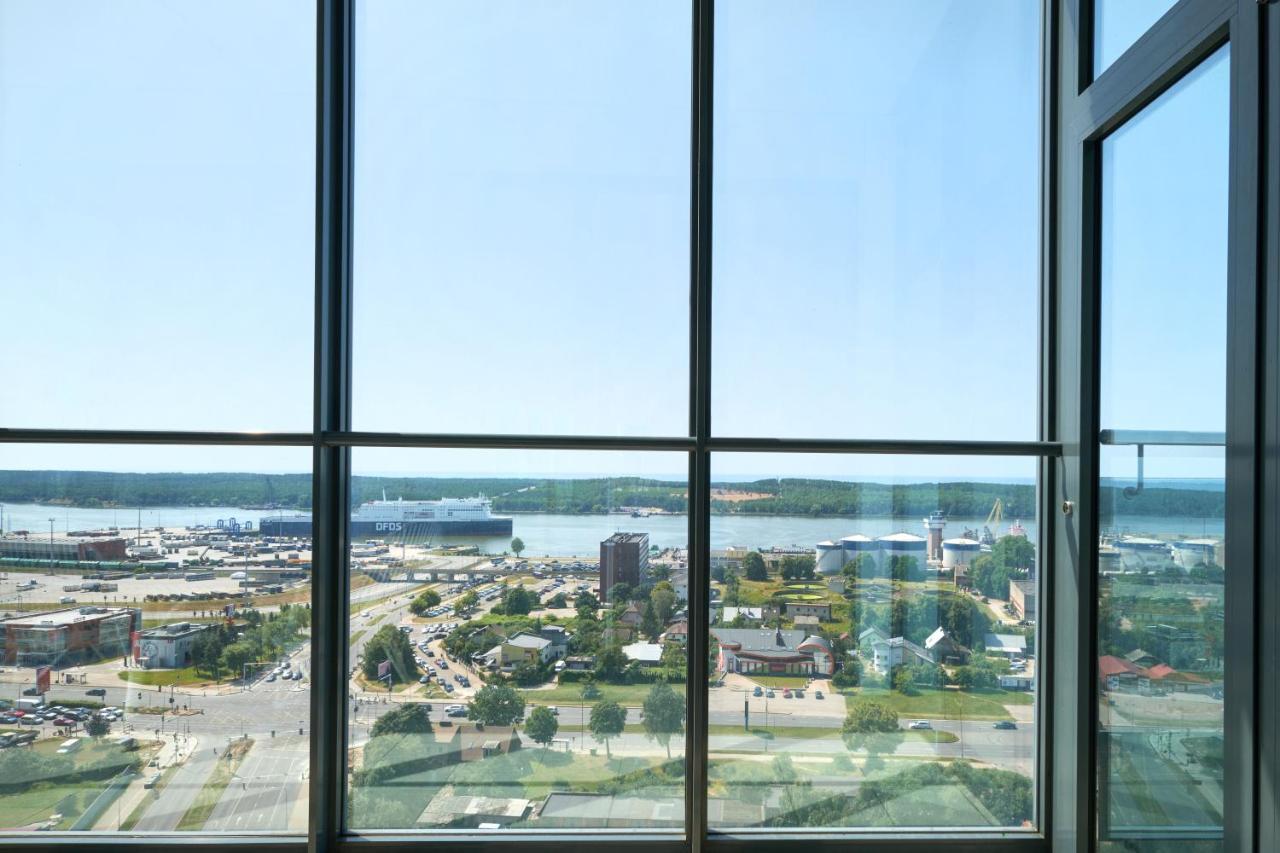 Sea View Apartment On 19Th Floor Klaipeda Exterior photo